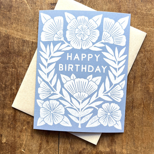 "Happy Birthday," Offset Printed Card, OP33