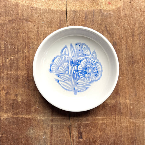 SAMPLE: Block Printed Ceramic Dish - No. 6042