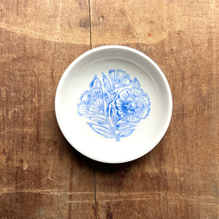 SAMPLE: Block Printed Ceramic Dish - No. 6043