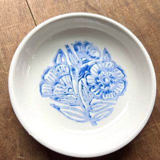 SAMPLE: Block Printed Ceramic Dish - No. 6044
