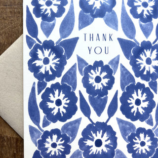"Thank You," Offset Printed Card