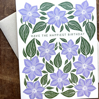 "Have the Happiest Birthday," Offset Printed Card