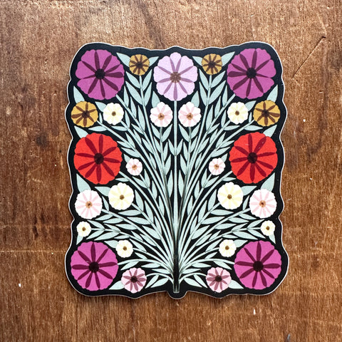 Floral Vinyl Sticker
