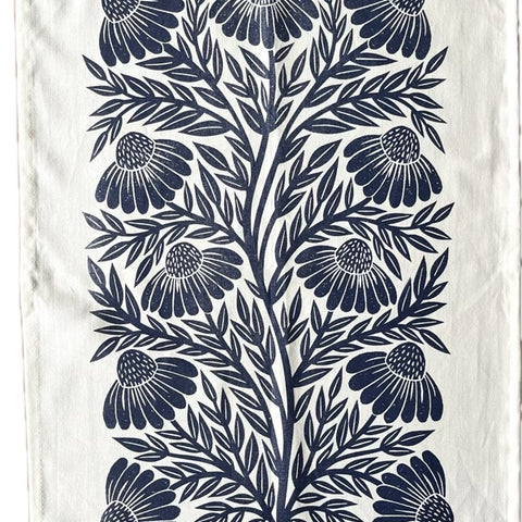 Echinacea Tea Towel