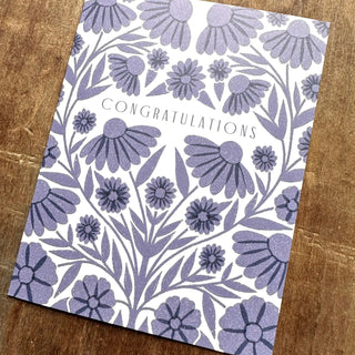 "Congratulations," Offset Printed Card
