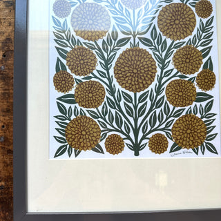 Framed Dandelion Digital Print