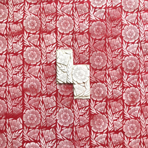 Block Printing a Repeat Pattern - January 31st 3-6pm