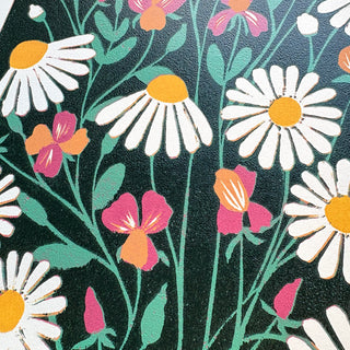 April Birth Month Flower Original Reduction Print - No. 3