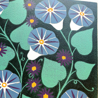 September Birth Month Flower Original Reduction Print - No. 4