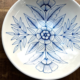Hand Painted Large Ceramic Bowl, No. 5139