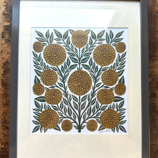Framed Dandelion Digital Print
