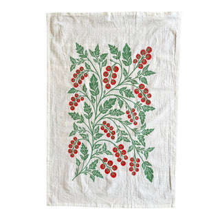 Cherry Tomatoes Tea Towel