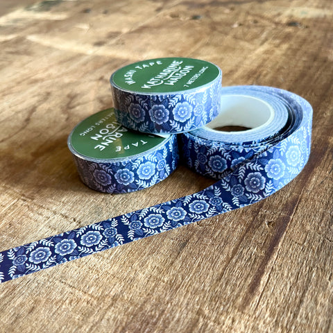 Katharine Watson Washi Tape - Blue Floral