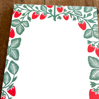 Strawberry Notepad