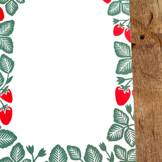 Strawberry Notepad