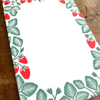 Strawberry Notepad