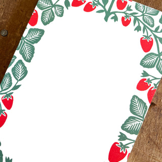 Strawberry Notepad