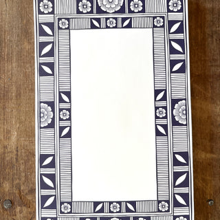 Blue Ceramic Motif Notepad