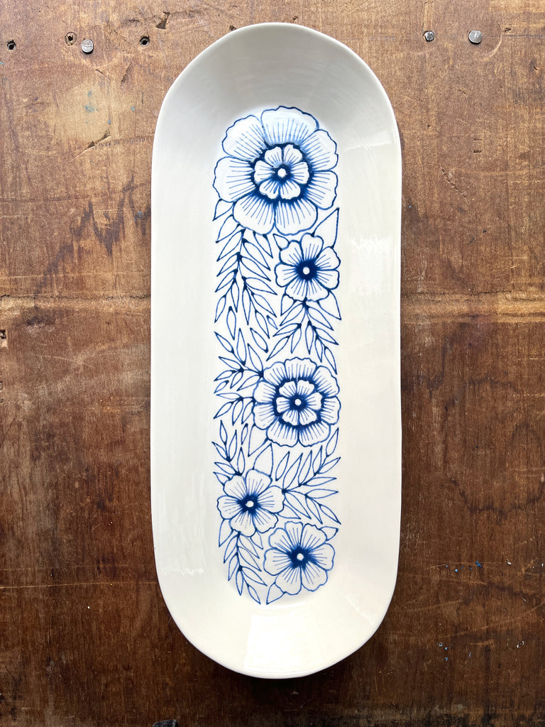Hand Painted Ceramic Dish - No. 3072