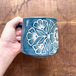Hand Painted Ceramic Mug - No. 3075