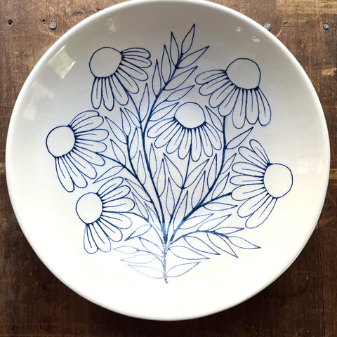 Hand Painted Large Ceramic Bowl - No. 3080
