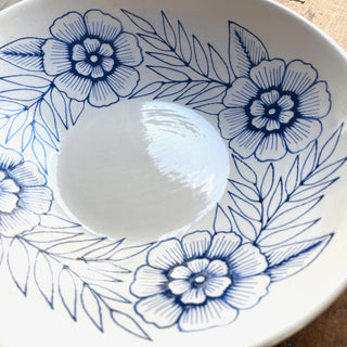 Hand Painted Large Ceramic Bowl - No. 3082