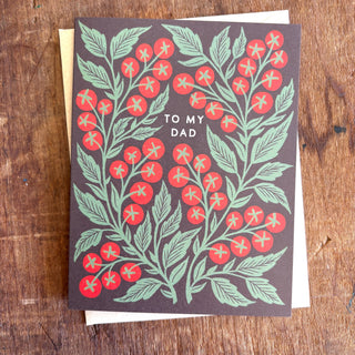 "To My Dad" Greeting Card