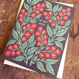 "To My Dad" Greeting Card