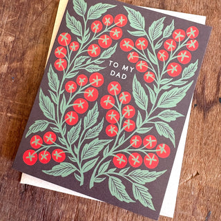"To My Dad" Greeting Card