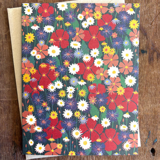 Wildflowers Blank Greeting Card