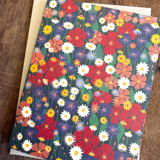 Wildflowers Blank Greeting Card