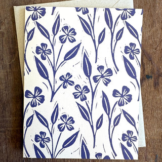 Sprigs Blank Greeting Card