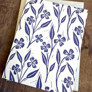 Sprigs Blank Greeting Card