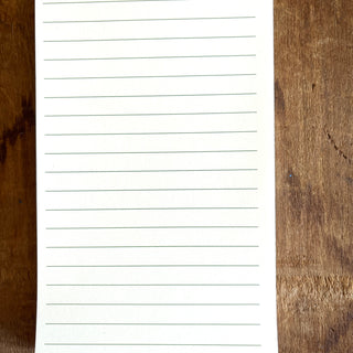 Green Lined Market Pad, Magnetic