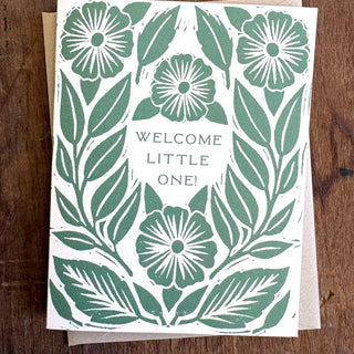 "Welcome Little One" Greeting Card