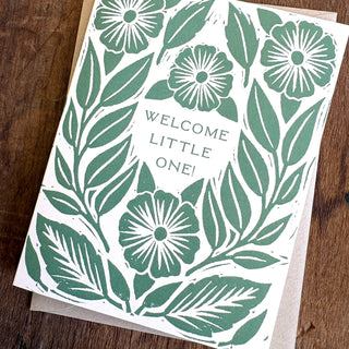 "Welcome Little One" Greeting Card