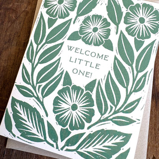 "Welcome Little One" Greeting Card