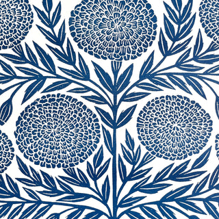 Garden Series: Navy Marigold Risograph Print