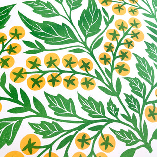 Garden Series: Sungold Tomato Risograph Print