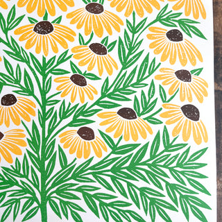 Garden Series: Rudbeckia (Black-Eyed Susan) Print
