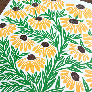 Garden Series: Rudbeckia (Black-Eyed Susan) Print