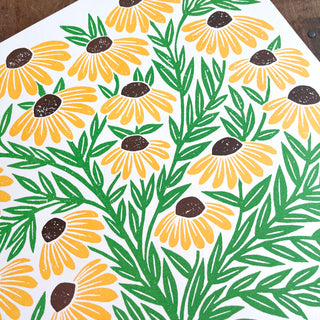 Garden Series: Rudbeckia (Black-Eyed Susan) Print
