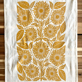 Sunflower Tea Towel