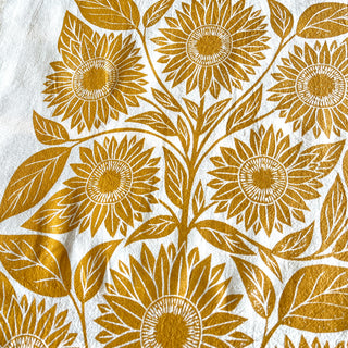 Sunflower Tea Towel