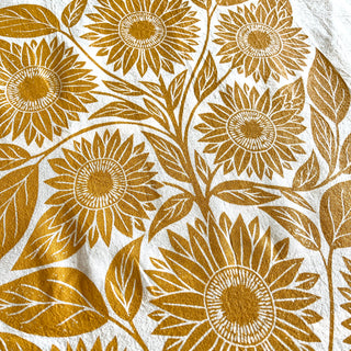 Sunflower Tea Towel