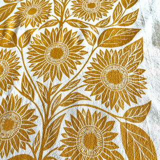 Sunflower Tea Towel