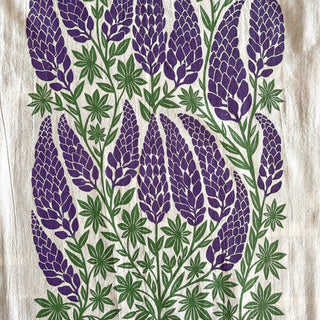 Maine Lupines Tea Towel