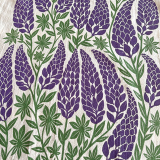 Maine Lupines Tea Towel