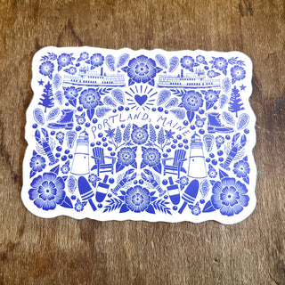 Portland Maine Vinyl Sticker