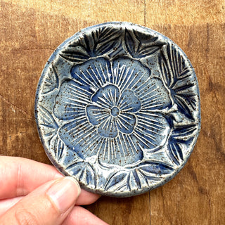 Block Printed Stoneware Dish - No. 3000